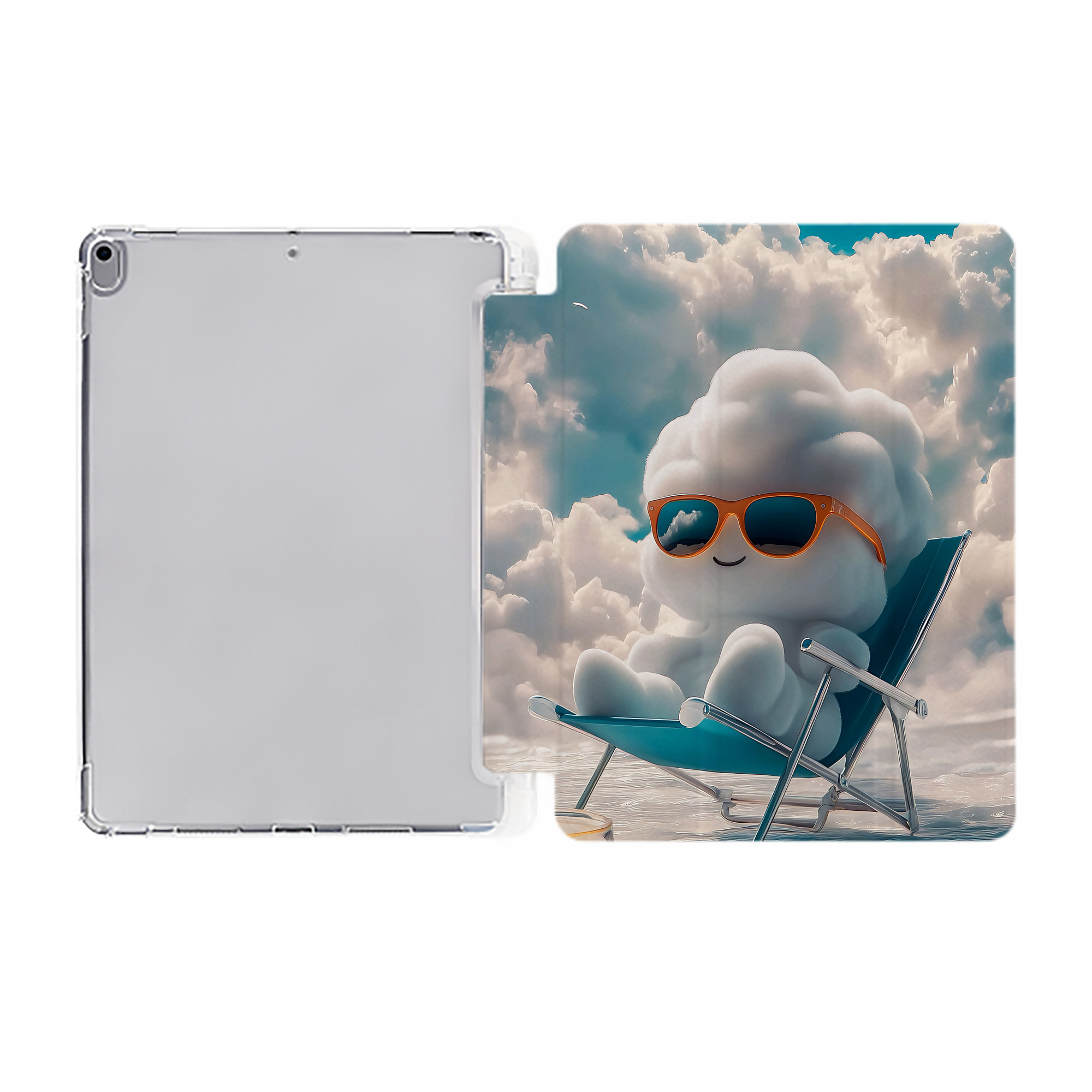 （画像用） Angry Birds アングリーバード IPad ケース ペン収納付き 三つ折りスタンド PUレザー×シリコン 対応機種9.5/10.5/10.9インチ